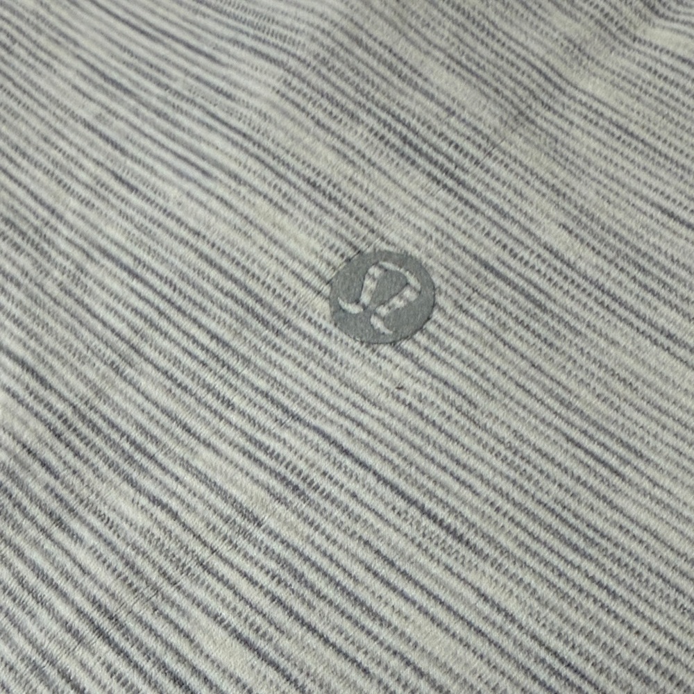 Lululemon Gray Striped Leggings